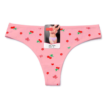 Chiloți tanga damă roz Lina