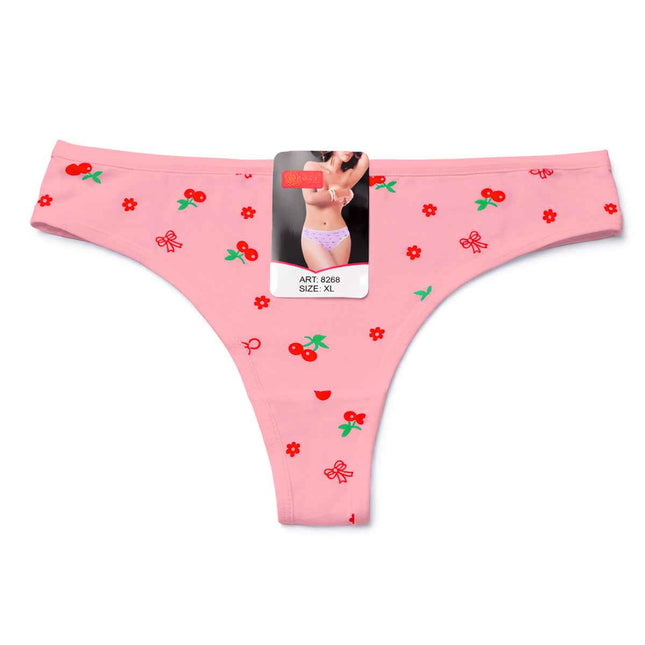 Chiloți tanga damă roz Lina