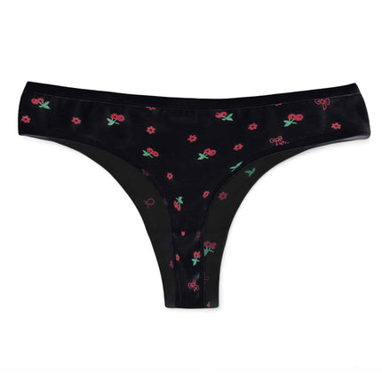 Chiloți tanga damă negru Lina