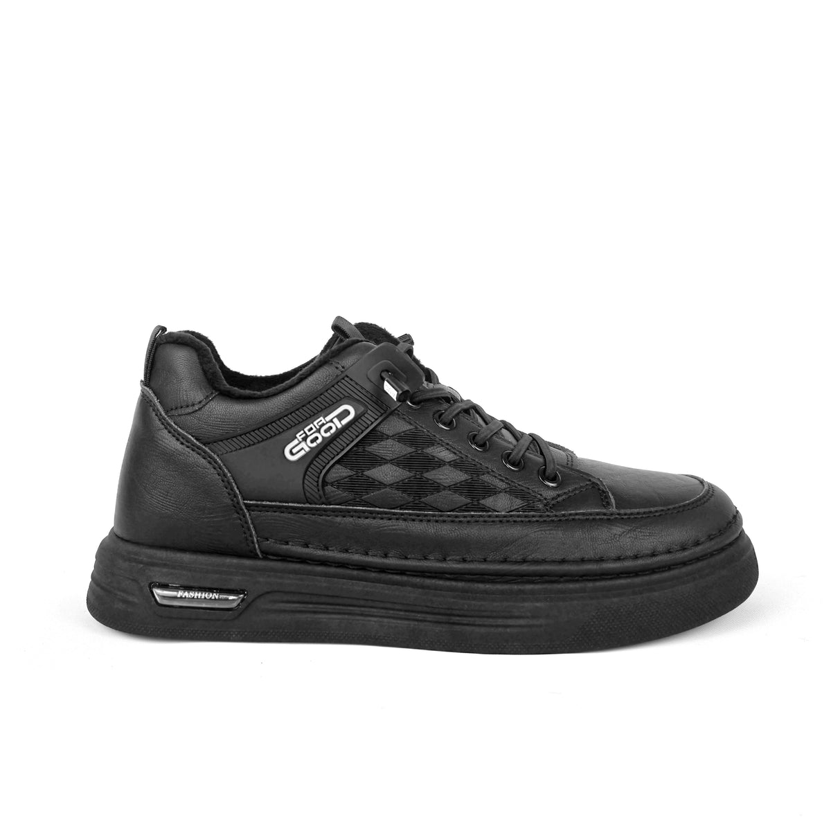 Pantofi sport bărbați negru îmblăniți Dante
