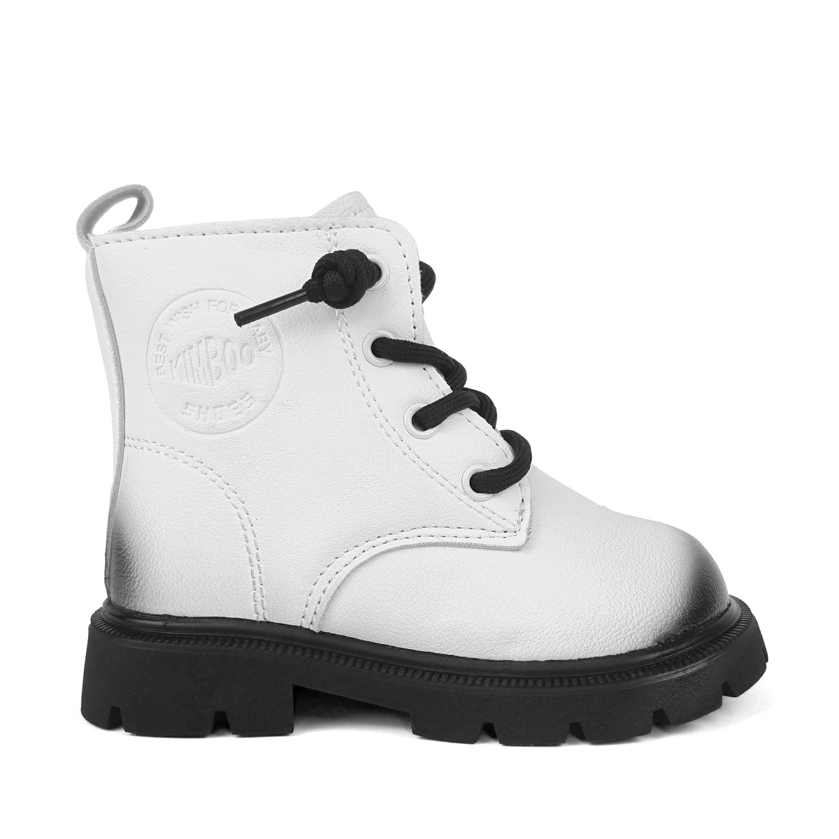 Ghete unisex alb îmblănite Knox