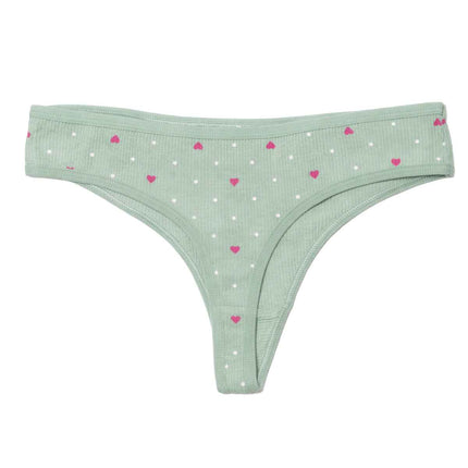 Chiloți tanga damă verde Sandra