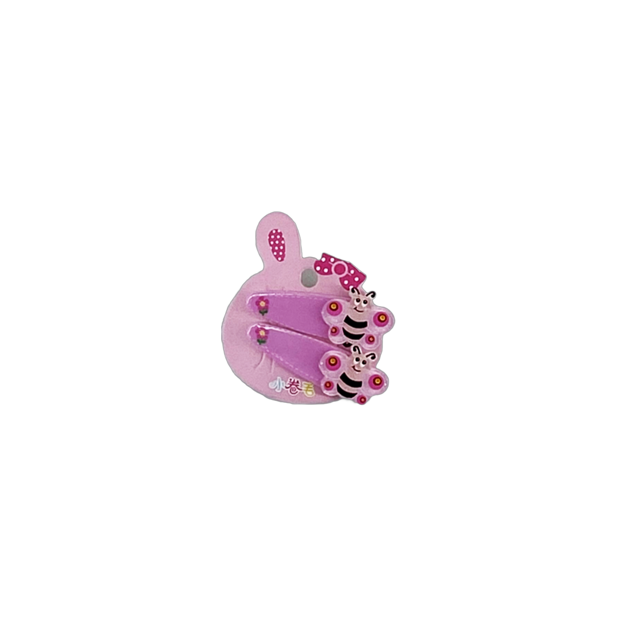 Set 2 clame de par fete roz Bumblebee