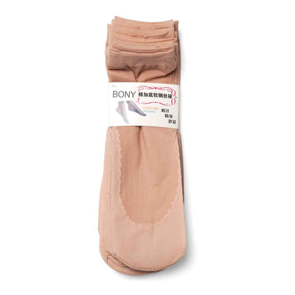 Sosete dama lycra nude ivory Paula