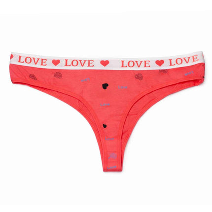 Chiloți tanga damă coral Doris