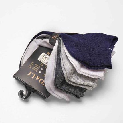 Set 5 perechi sosete scurte barbati multicolor Vladimir