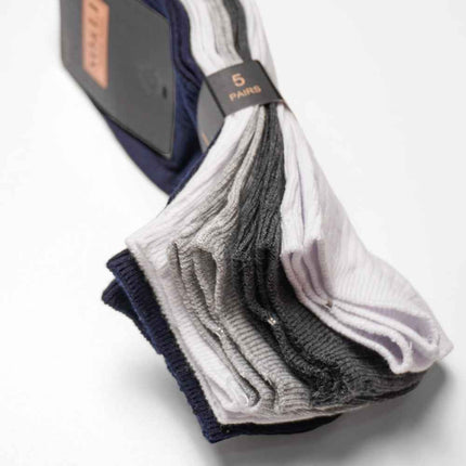 Set 5 perechi sosete scurte barbati multicolor Vladimir