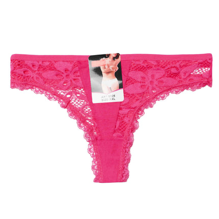Chiloți tanga damă fucsia Catia
