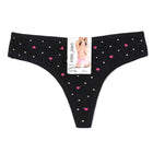 Chiloți tanga damă negru Sandra