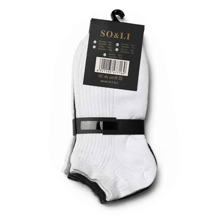 Set 5 perechi sosete scurte barbati multicolor Vladimir