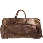 Geanta voiaj unisex piele naturala maro inchis Anfield