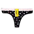 Chilot tanga dama negru Leia