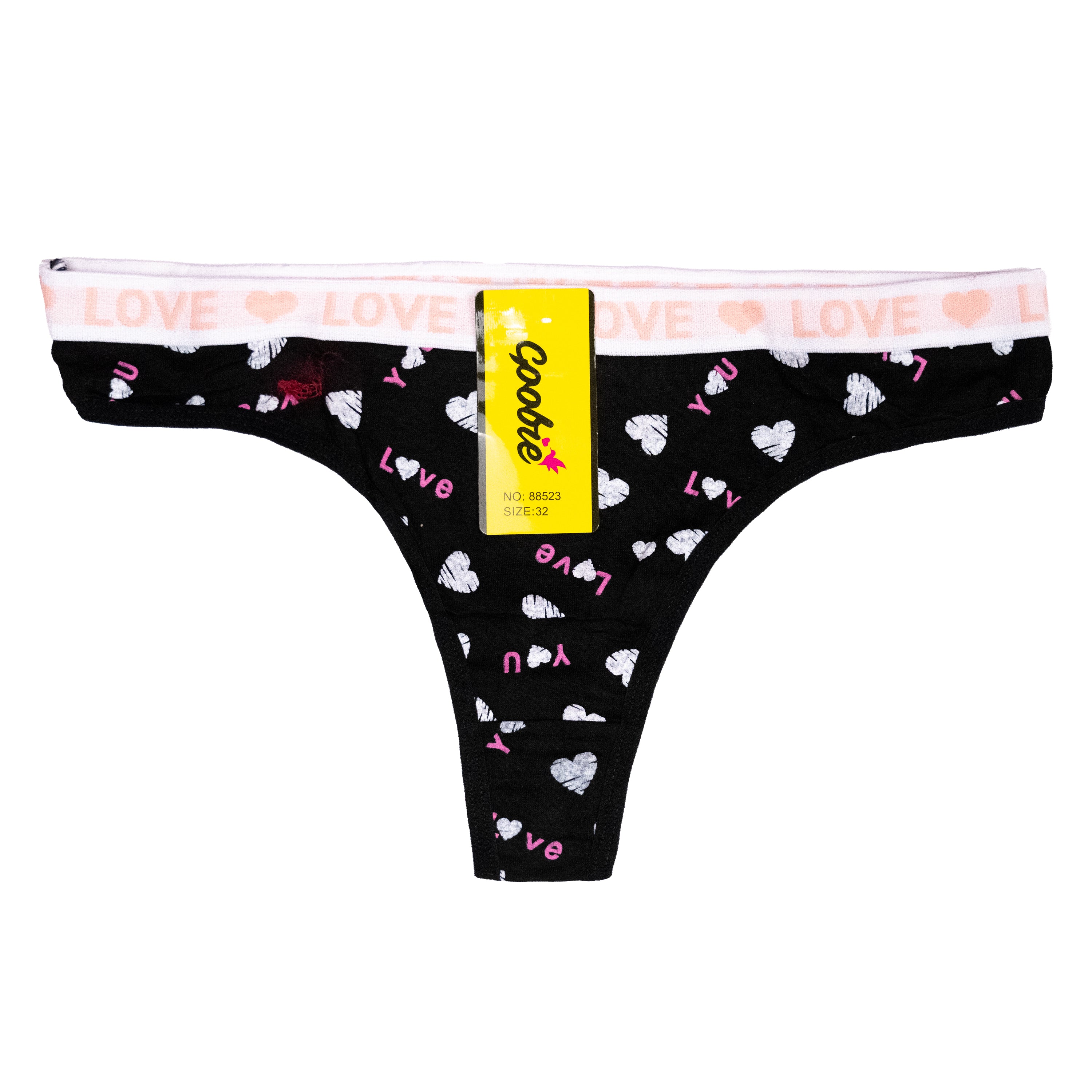 Chilot tanga dama negru Leia
