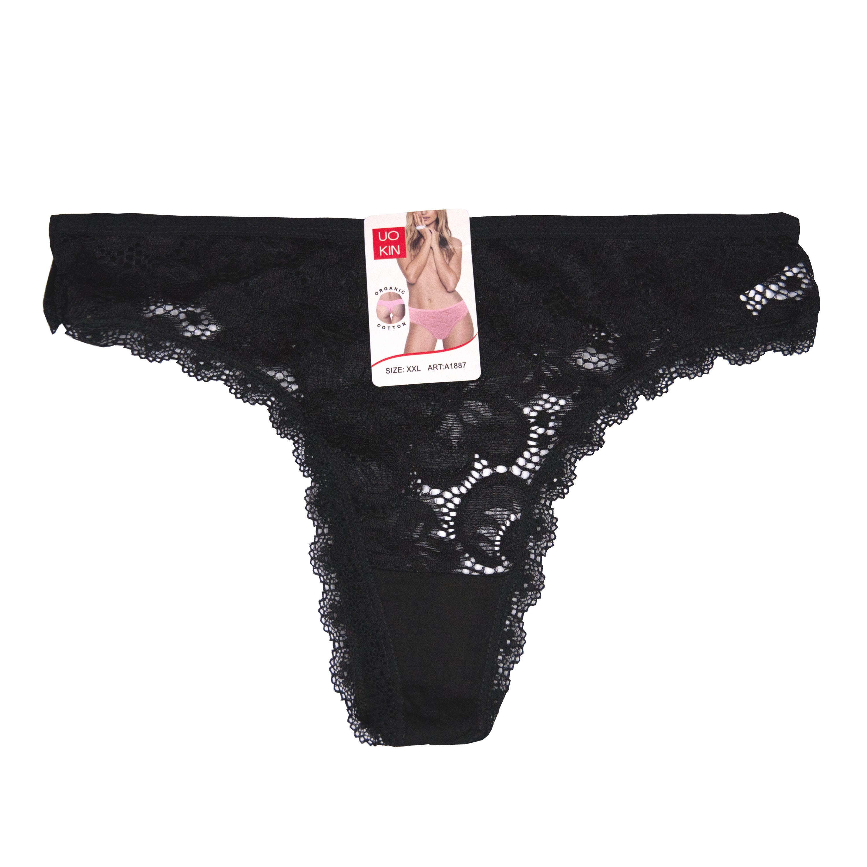 Chilot tanga dama negru Jessie