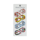 Set 8 clame de par fete roz Flor