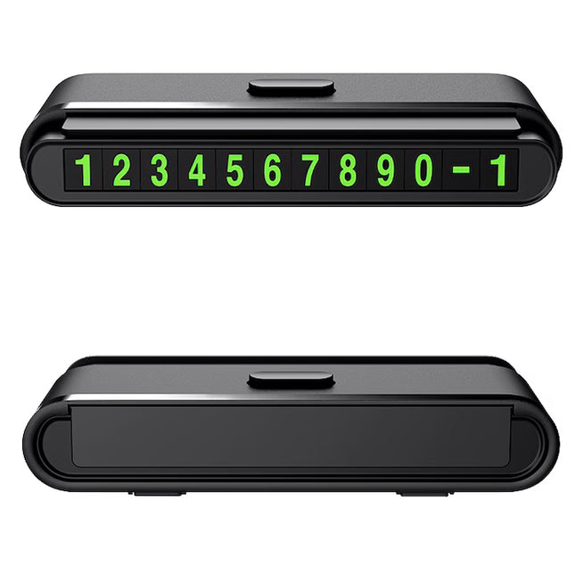 Hoco CPH19 Suport numar telefon parcare temporara - Temporary Parking Card Click AutoHide Black