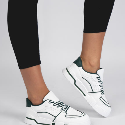 Pantofi sport damă alb Irina