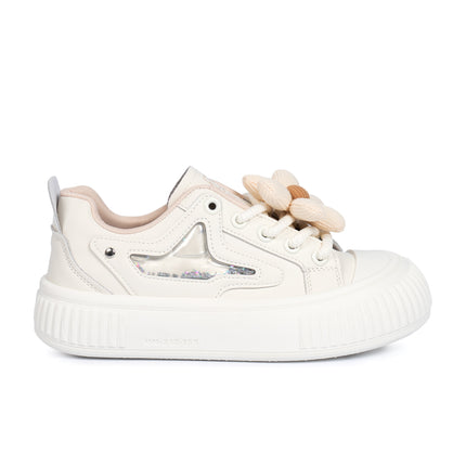 Pantofi sport damă crem Petalyn