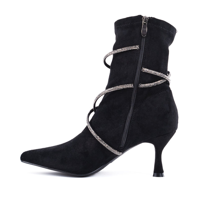 Botine dama negru Selene