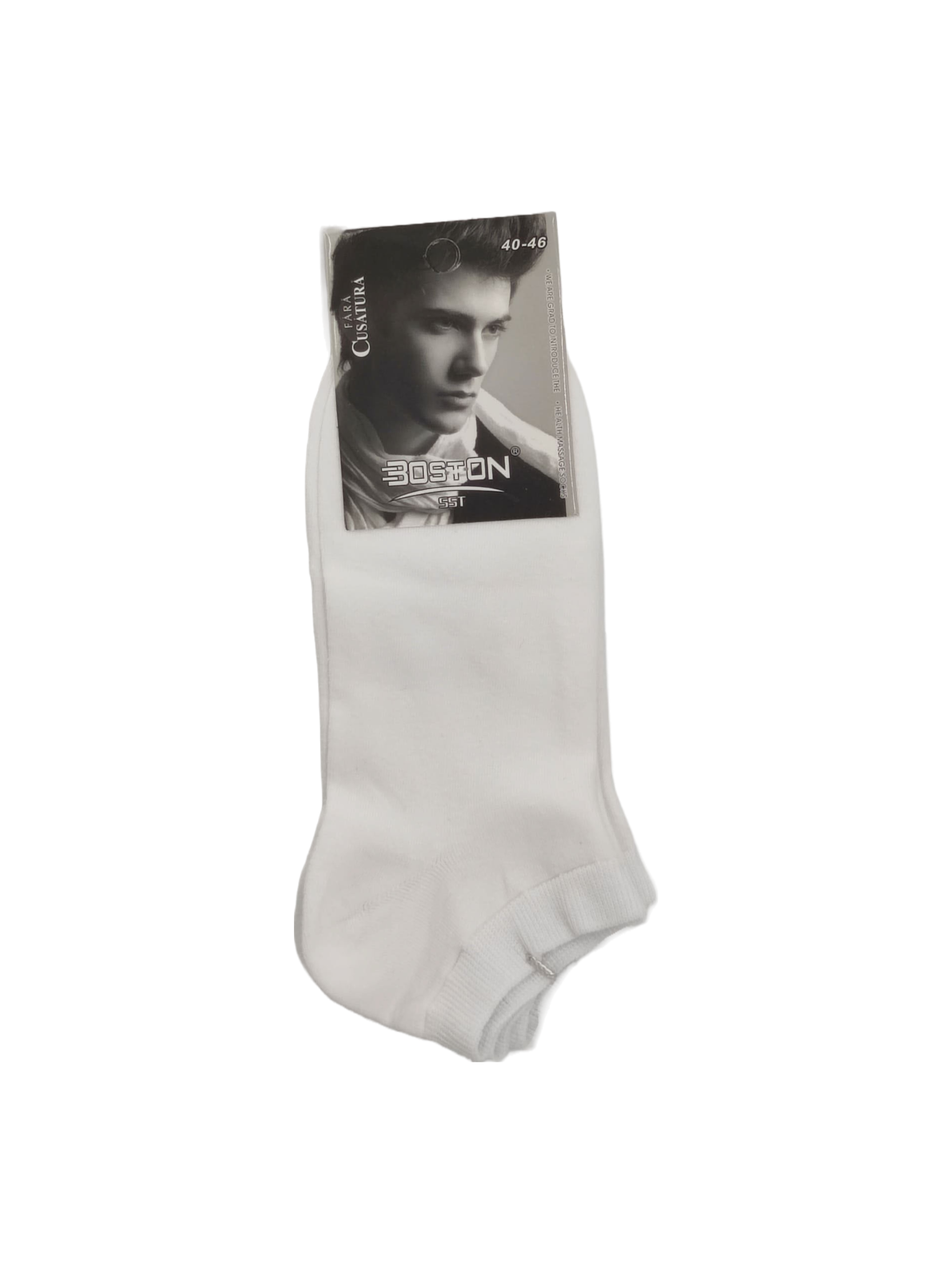 Set sosete scurte barbati alb Jaxx 2 perechi