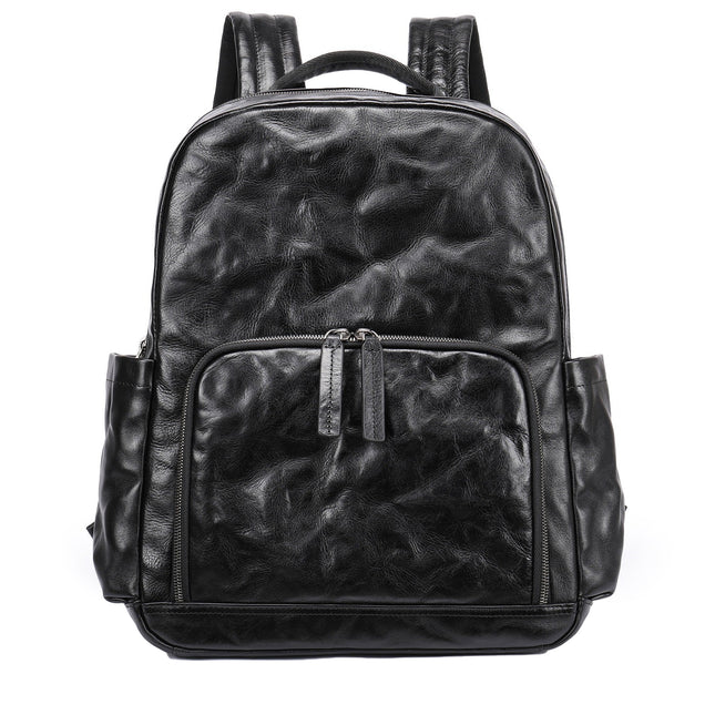 Rucsac dama piele naturala negru Vernon