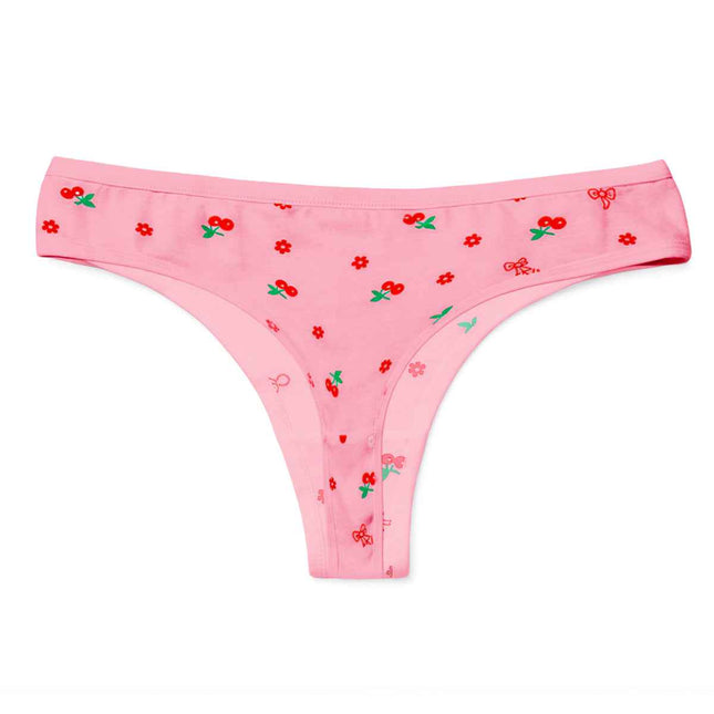 Chiloți tanga damă roz Lina