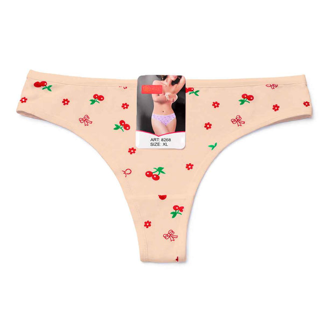 Chiloți tanga damă crem Lina