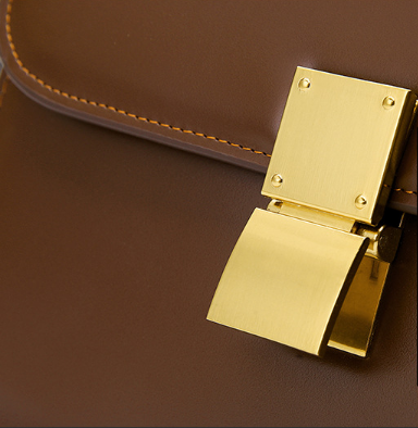 Geanta dama piele naturala maro Serena