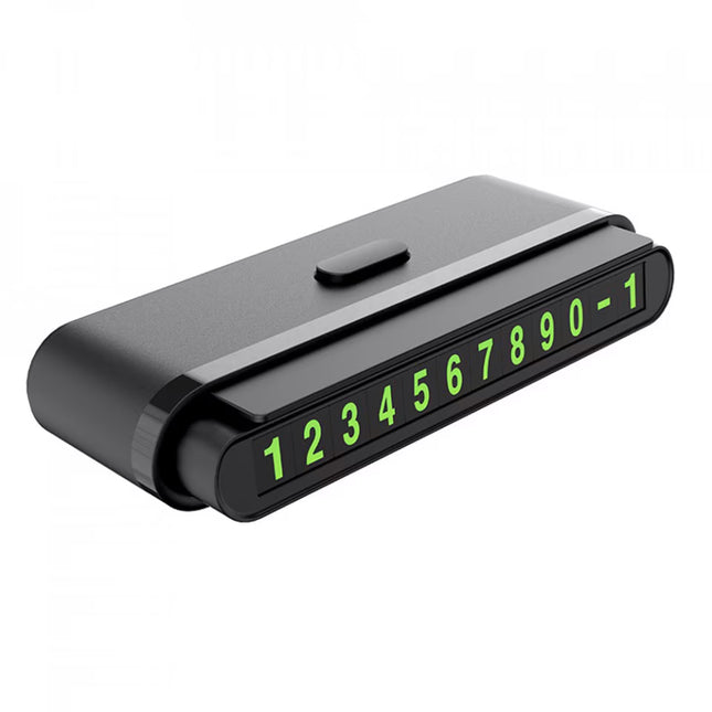 Hoco CPH19 Suport numar telefon parcare temporara - Temporary Parking Card Click AutoHide Black