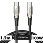 Joyroom Cablu Date si Incarcare 100W USB-C la USB-C 1.2m Black