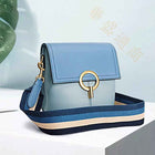 Geanta dama piele naturala albastru Melania