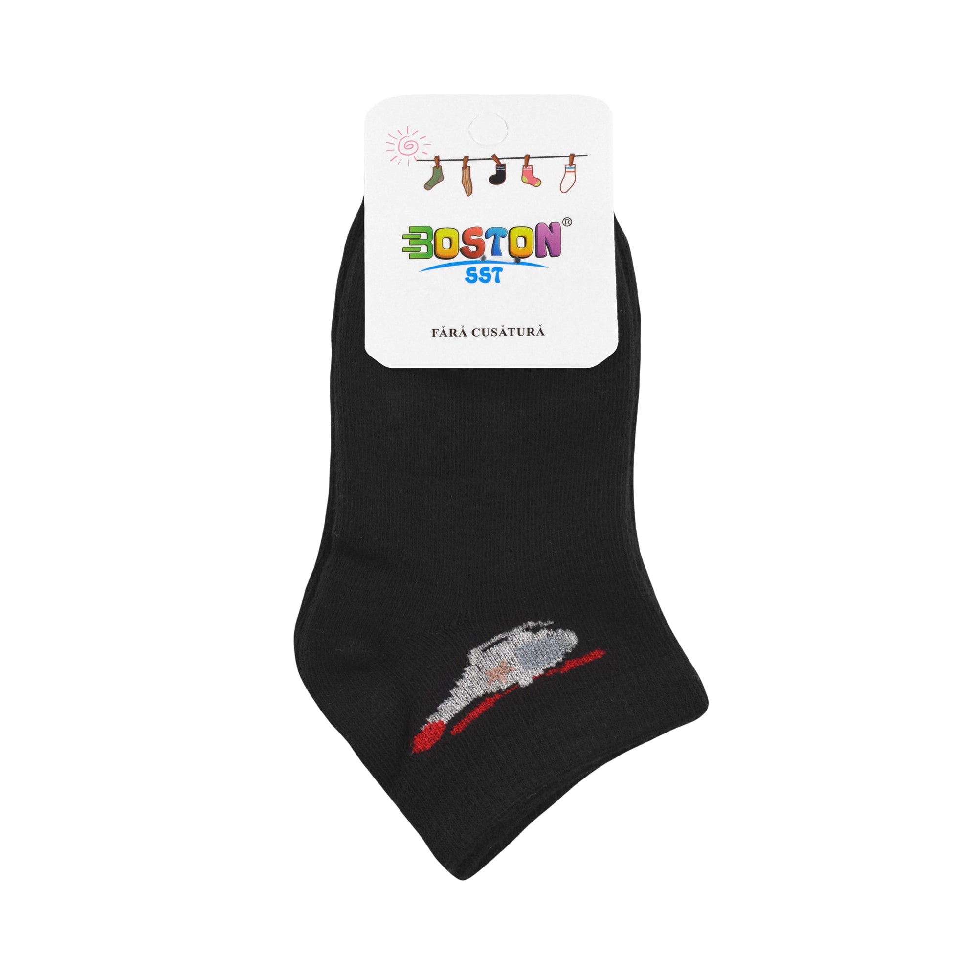 Set sosete medii baieti negro Rocky 2 perechi 