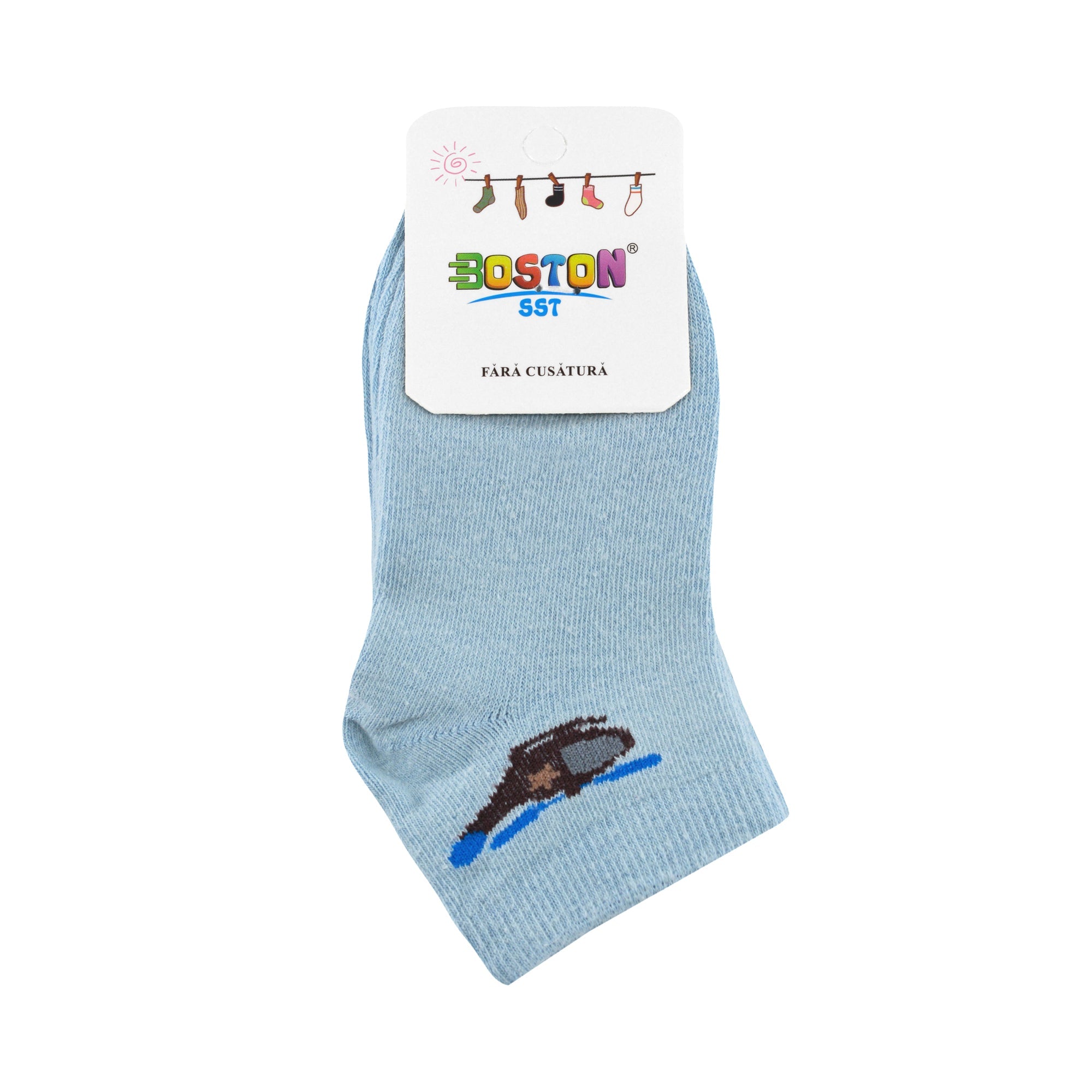 Set sosete medii baieti albastru deschis Rocky 2 perechi 