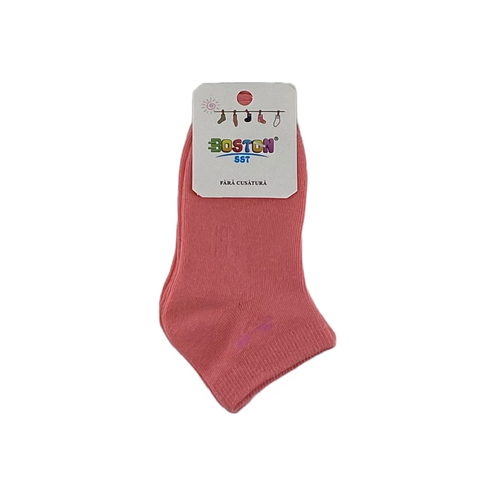 Conjunto sosete medii fete coral Lana 2 perechi